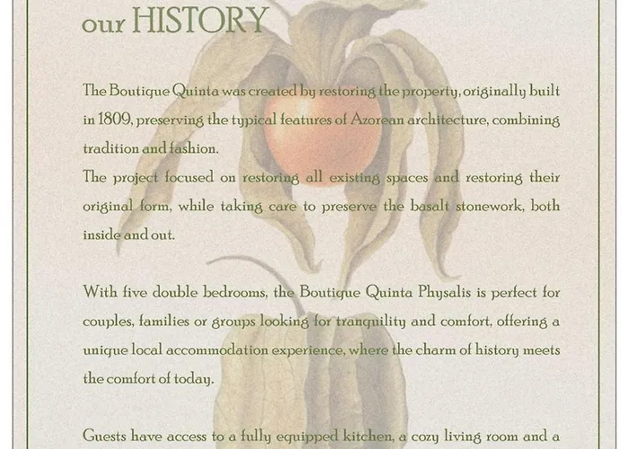 Δωμάτια σε οικογενειακή κατοικία Boutique Quinta Physalis *